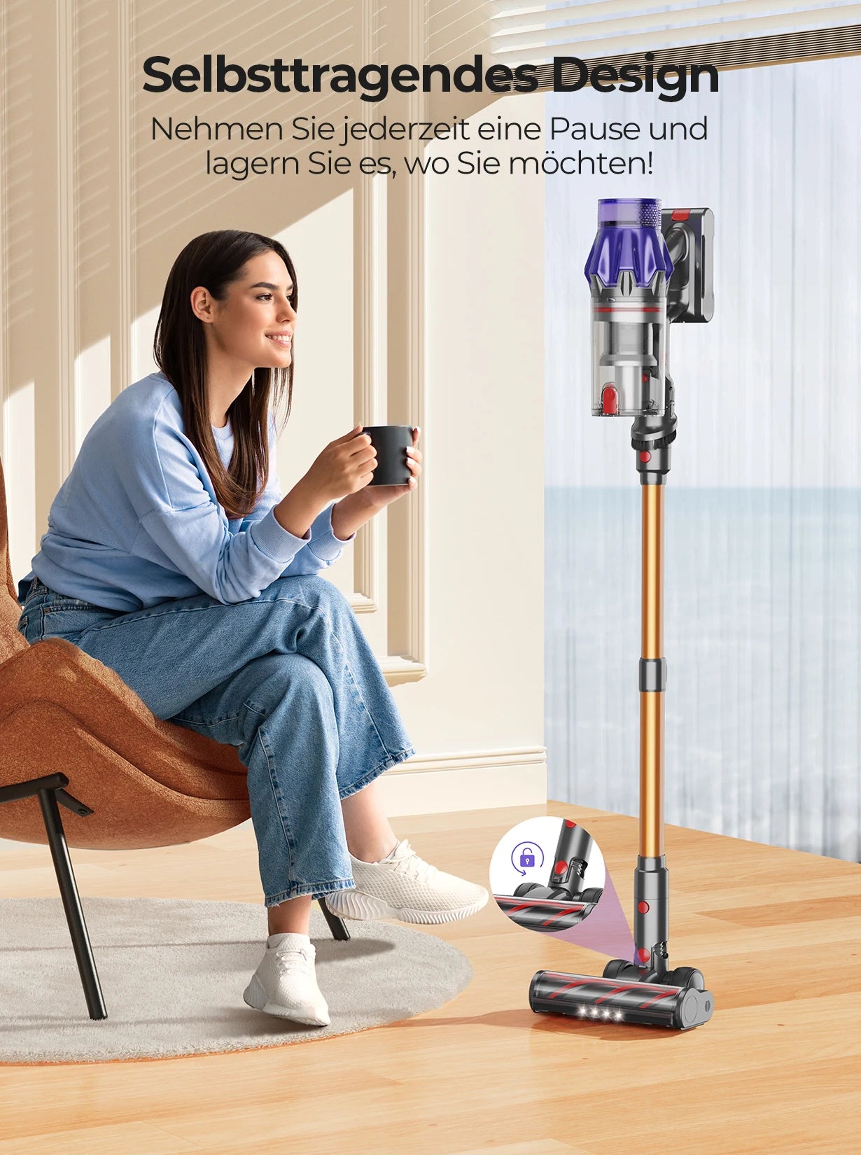 Smart Handheld Vacuum for Effortless Cleaning